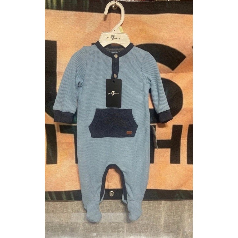 7 for All Mankind Boys 0-3month Blue Long Sleeve